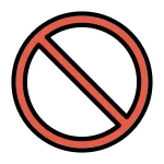 Prohibited SVG Icon